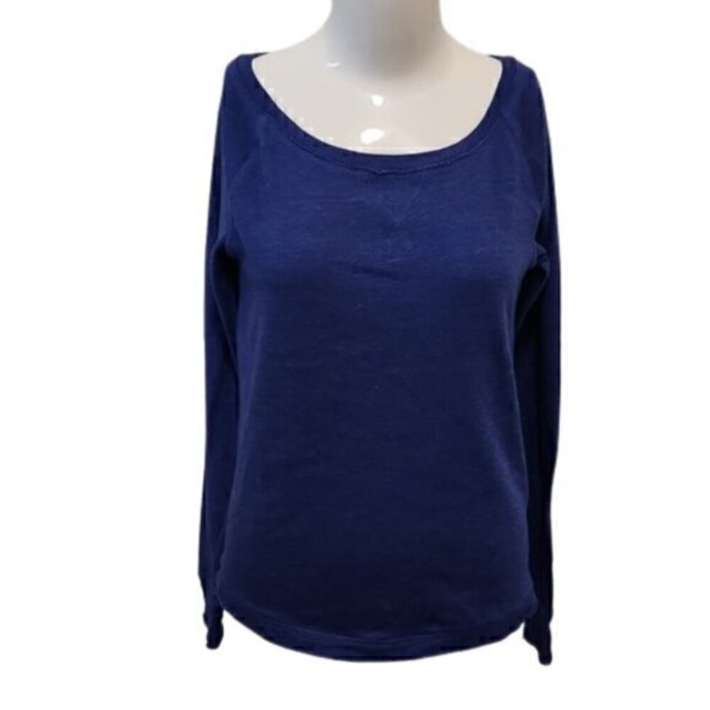 [Aeropostale] Blue Scoop Neck Long Sleeve - Sz XS